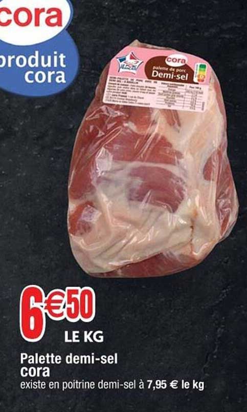 palette demi-sel cora