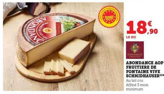 abondance aop fruitière de fontaine vive schmidhauser