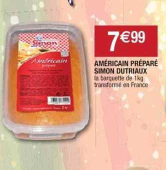 américain préparé simon dutriaux