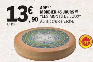 Aop Morbier 24 Jours "les Monts De Joux"