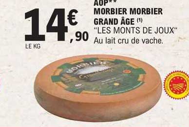 aop morbier morbier grand âge "les monts de joux"