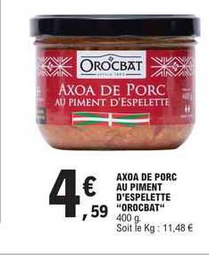 axoa de porc au piment d'espelette "orocbat"