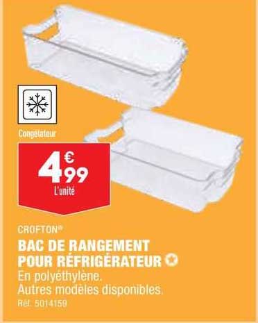 Bac De Rangement Pour Réfrigérateur Crofton