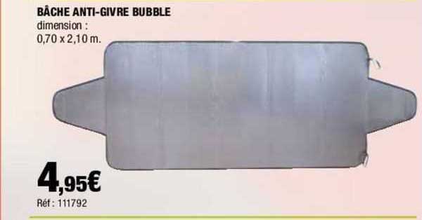 bâche anti-givre bubble