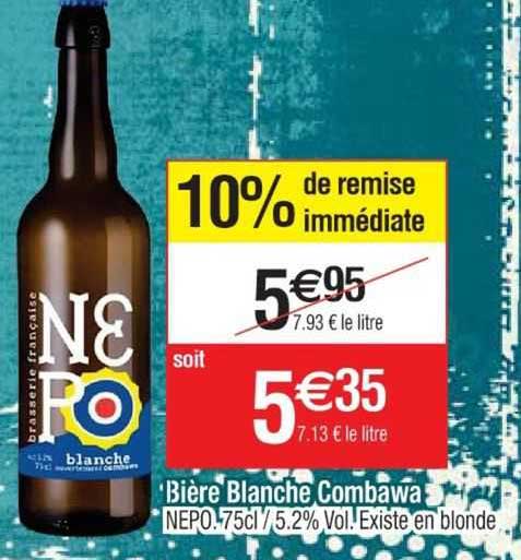Bière Blanche Combava Nepo