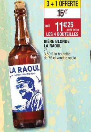 bière blonde la raoul
