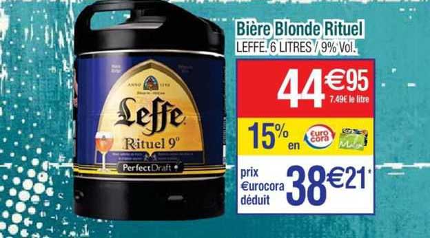 Bière Blonde Rituel Leffe