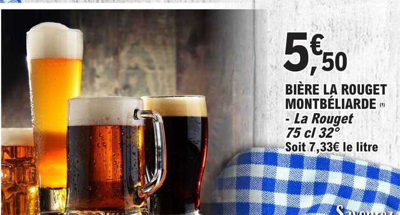 bière la rouget montbéliarde - la rouget