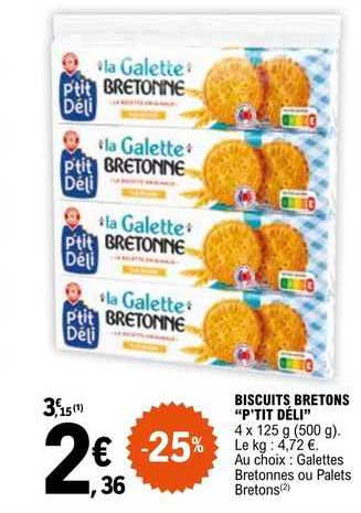 Biscuits Bretons "p'tit Déli"