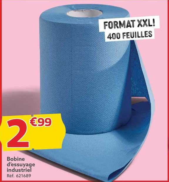 bobine d'essuyage industriel