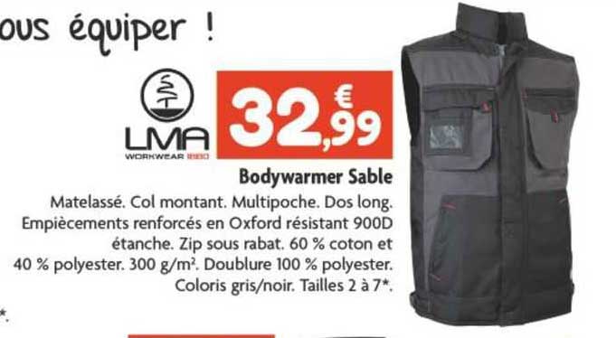 bodywarmer sable lma