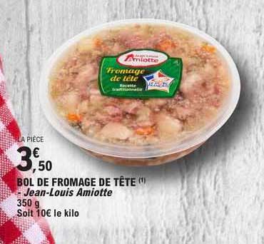 bol de fromage de tête - jean-louis amiotte