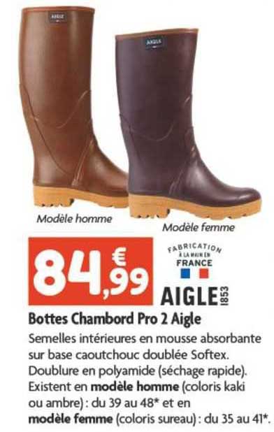 bottes chambord pro 2 aigle