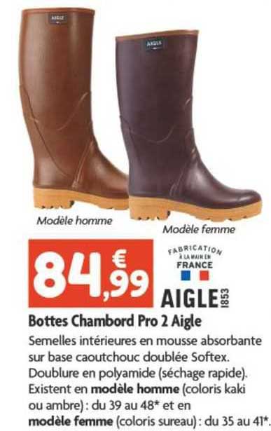 bottes chambord pro 2 aigle
