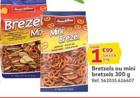 Bretzels Ou Mini Bretzels 300 G