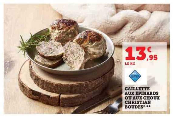 caillette aux épinards ou aux choux christian boudes