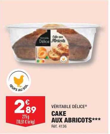 Cake Aux Abricots Véritable Délice