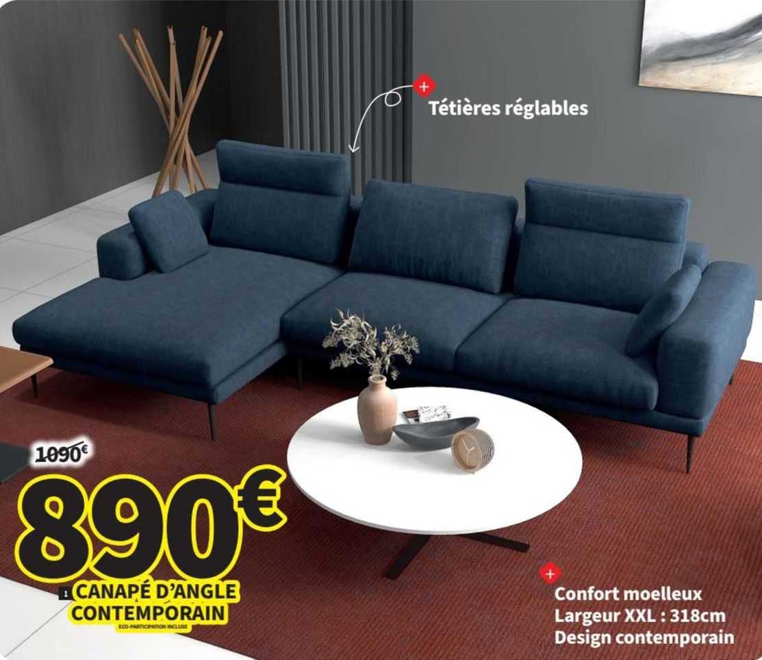 Canapé D'angle Contemporain