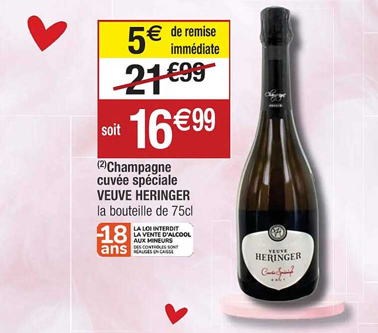 champagne cuvée spéciale veuve heringer