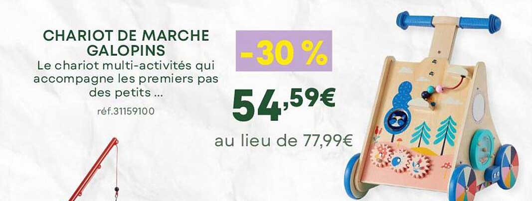 chariot de marche galopins