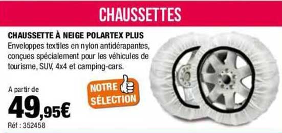 chaussette à neige polartex plus