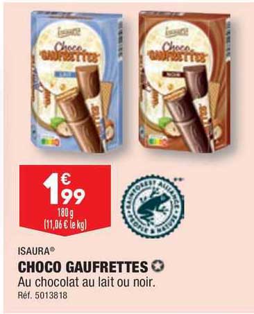 choco gaufrettes isaura