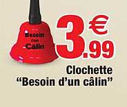 clochette "besoin d'un câlin"
