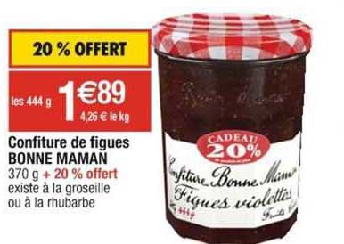 confiture de figues bonne maman