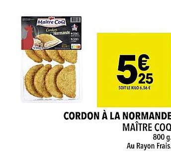 cordon à la normande maître coq