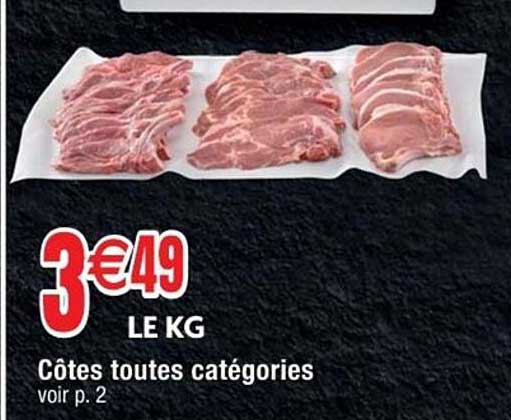 côtes toutes catégories