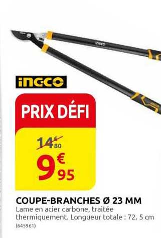 coupe-branches ø 23 mm ineco