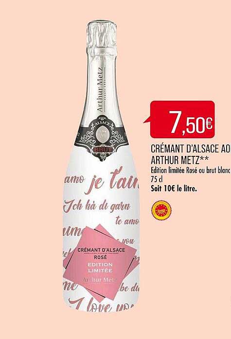 crémant d'alsace arthur metz