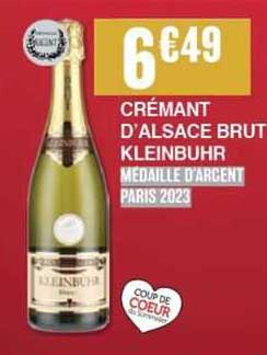 crémant d'alsace brut kleinbuhr