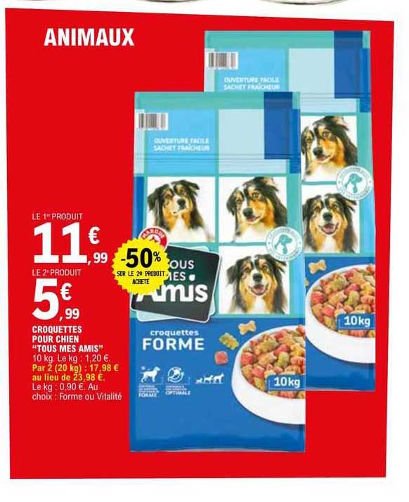 croquettes pour chien "tous mes amis"