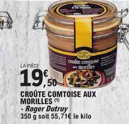 croûte comtoise aux morilles - roger dutruy