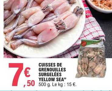 cuisses de grenouilles surgelées yellow sea