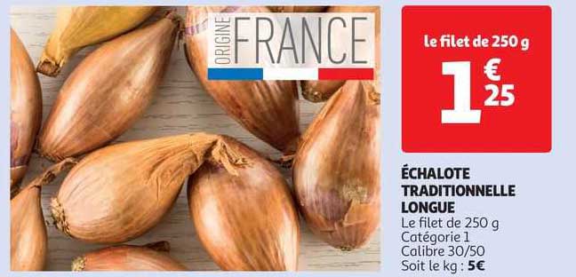 échalote Traditionnelle Longue