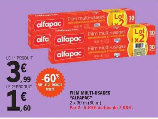 film multi-usages "alfapac"