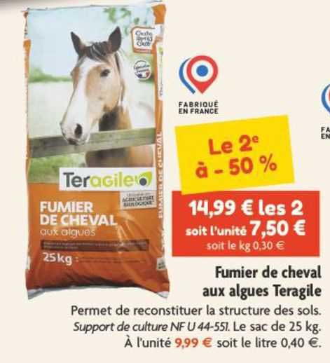 fumier de cheval aux algues teragile