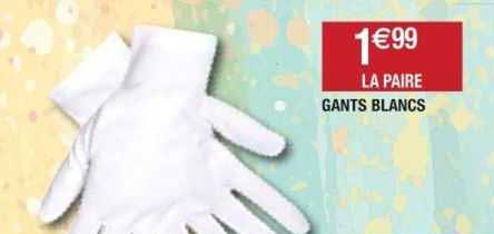 Gants Blancs
