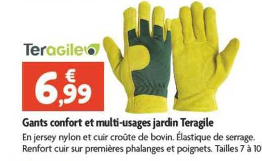 gants confort et multi-usages jardin teragile