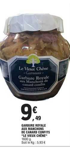 garbure royale aux manchons de canard confits "le vieux chêne"