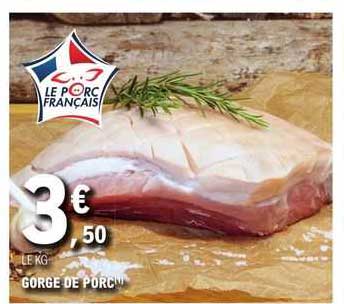 gorge de porc