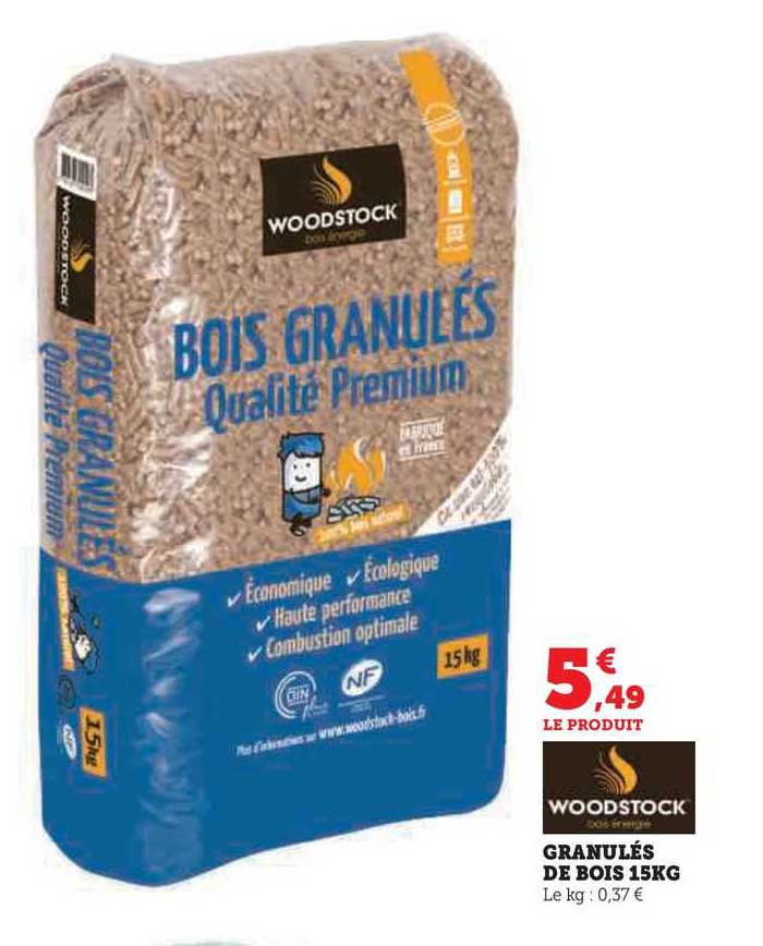 Granulés De Bois 15kg