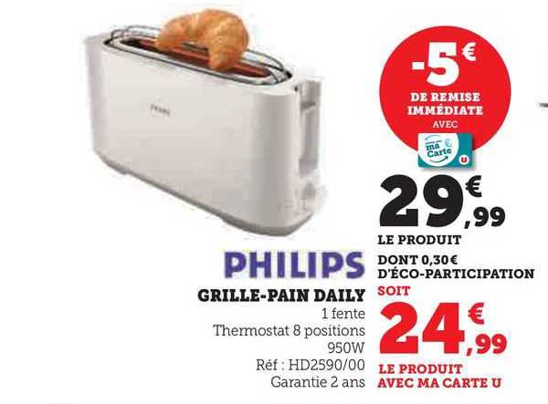 grille-pain daily philips