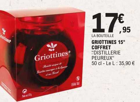 Griottines 15° Coffret "distillerie Peureux"