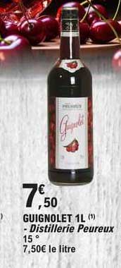 guignolet 1l - distillerie peureux