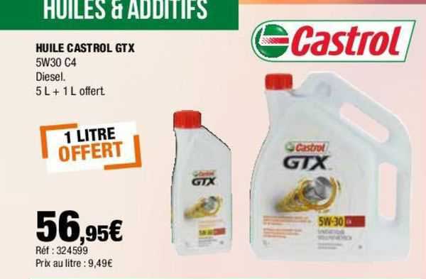 huile castrol gtx