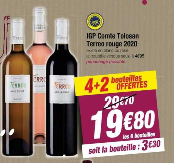 IGP comte tolosan terreo rouge 2020