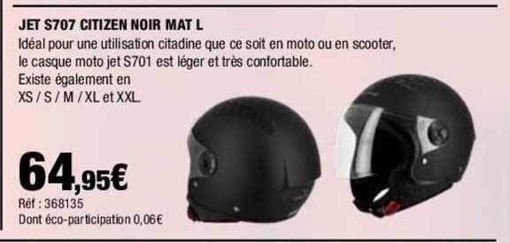 jet s707 citizen noir mat l